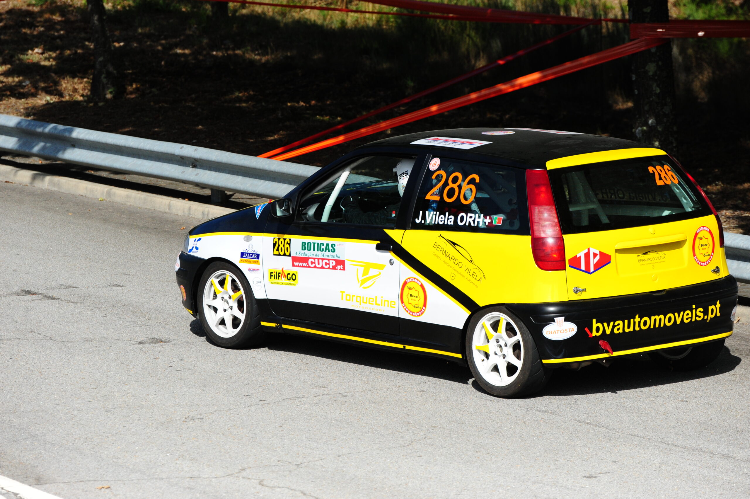 Fiat Punto de Jorge Vilela na Rampa de Boticas