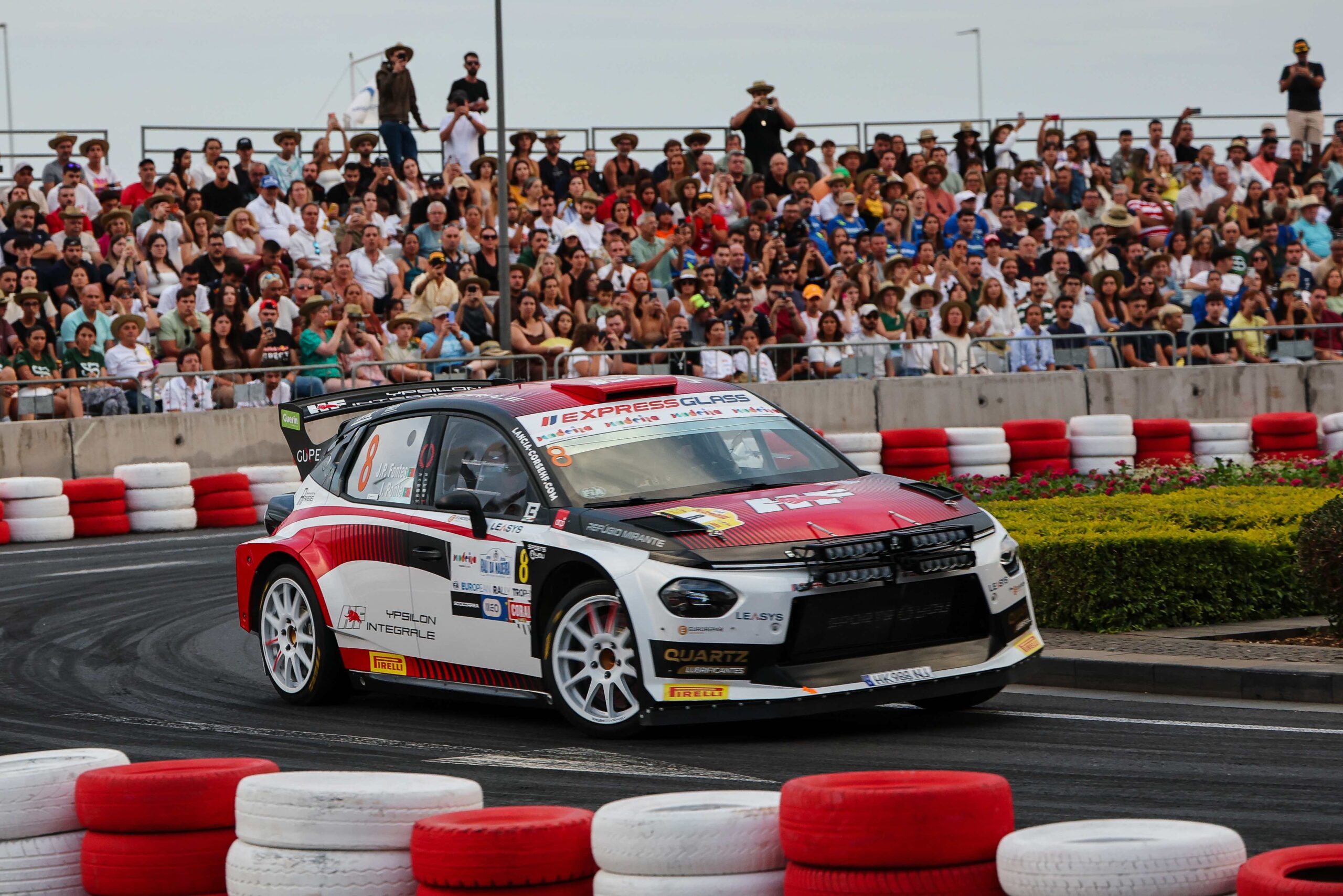 Lancia Ypsilon Rally2 HF Integrale de José Pedro Fontes no Rali da Água