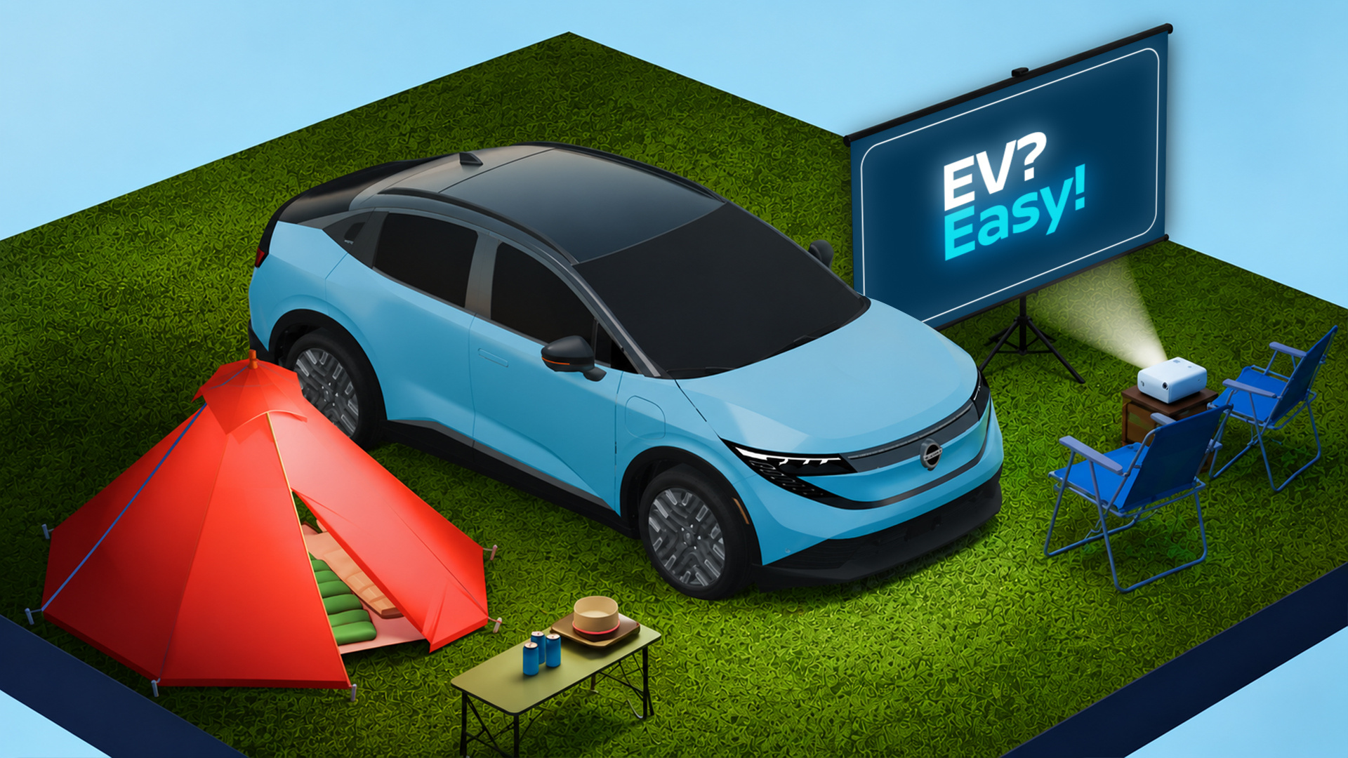 Imagem da série de vídeos Nissan EV Easy