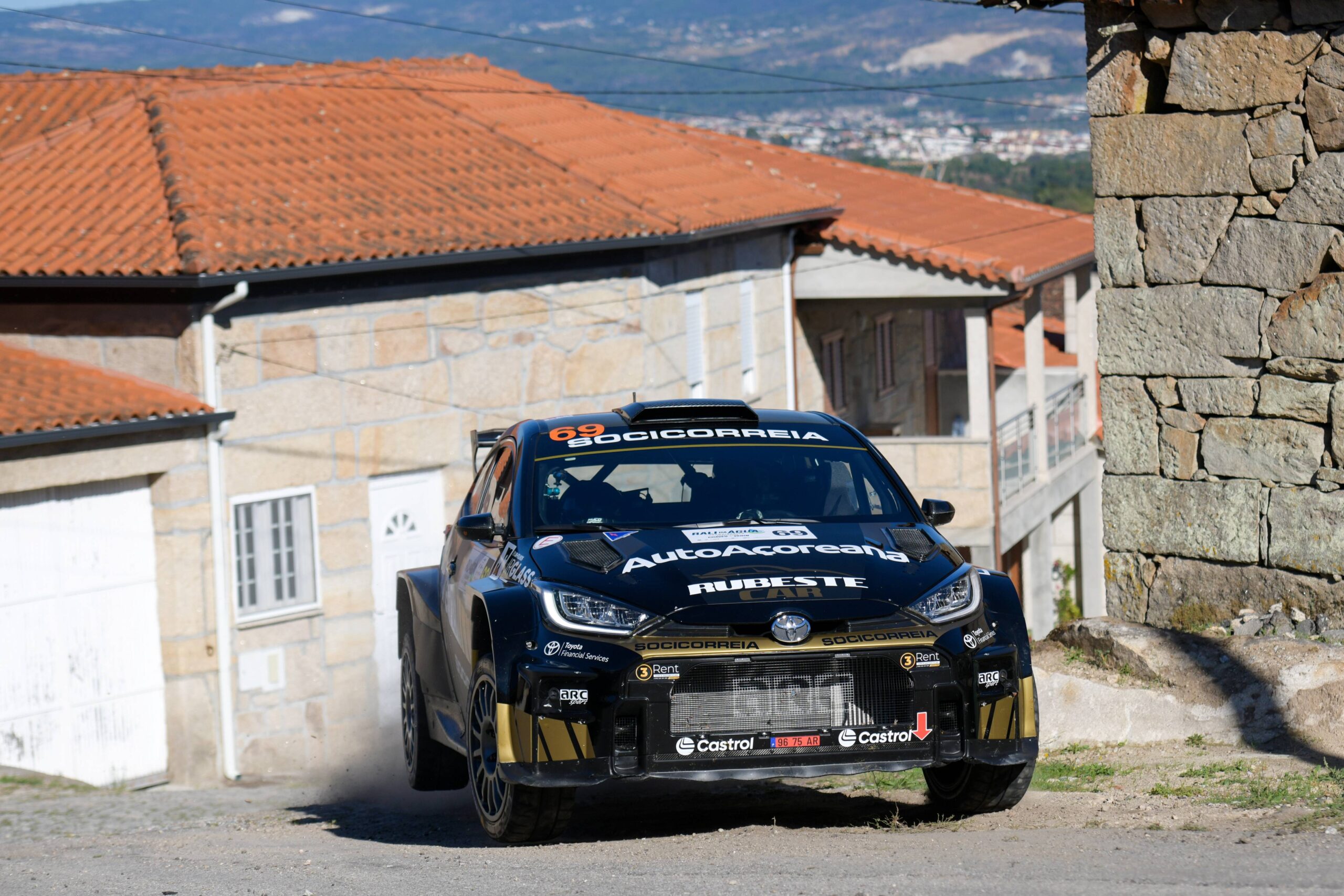 Toyota GR Yaris Rally2 de Rúben Rodrigues no Rali da Água