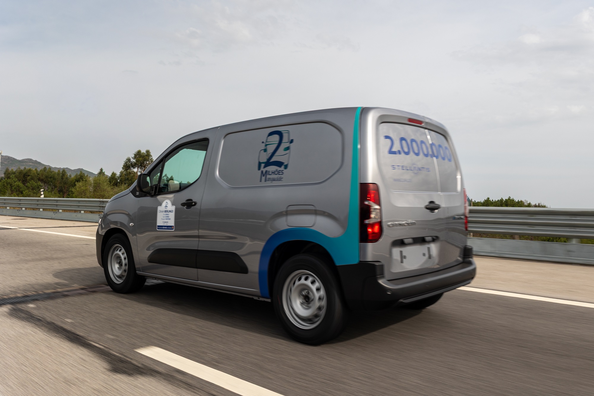 Citroën ë-Berlingo Van que assinalou dois milhões de veículos produzidos em Mangualde