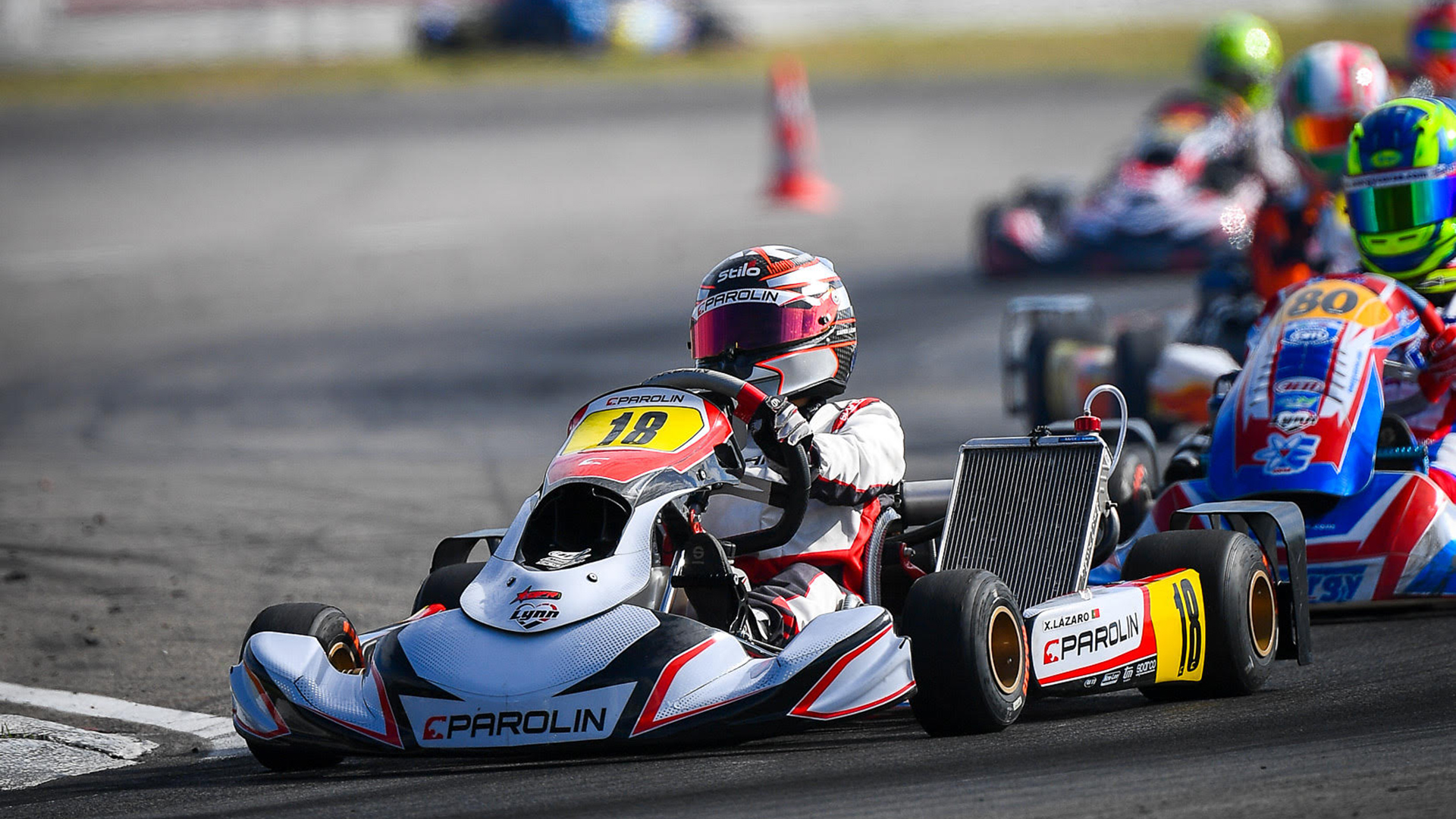 Xavier Lázaro em ação na ronda de Sarno do Champions of the Future